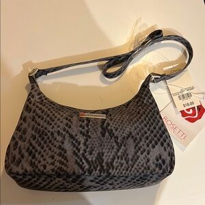 Y2K 90s Vintage Rosetti Gray Shoulder Bag